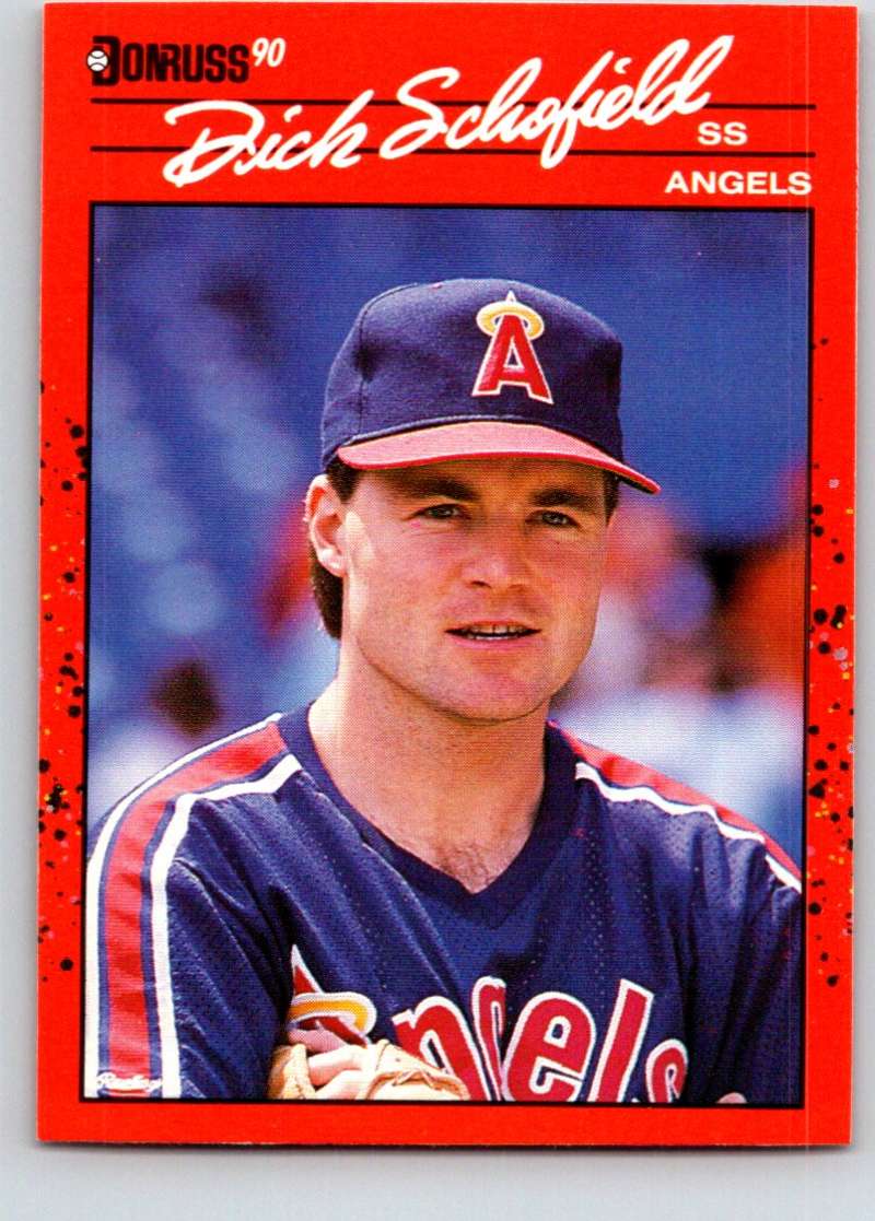 1990 Donruss #288 Dick Schofield Mint  Image 1