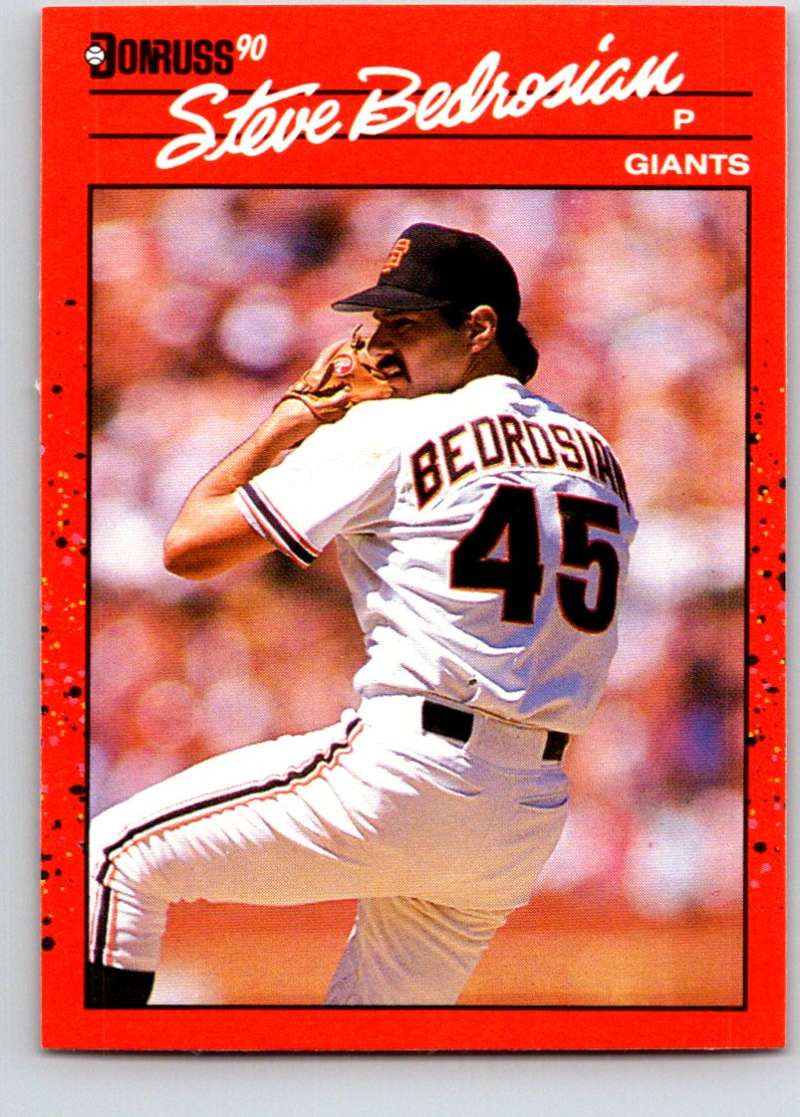 1990 Donruss #295 Steve Bedrosian Mint  Image 1