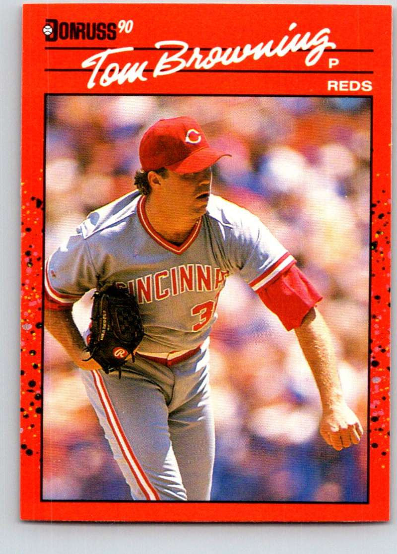 1990 Donruss #308 Tom Browning Mint