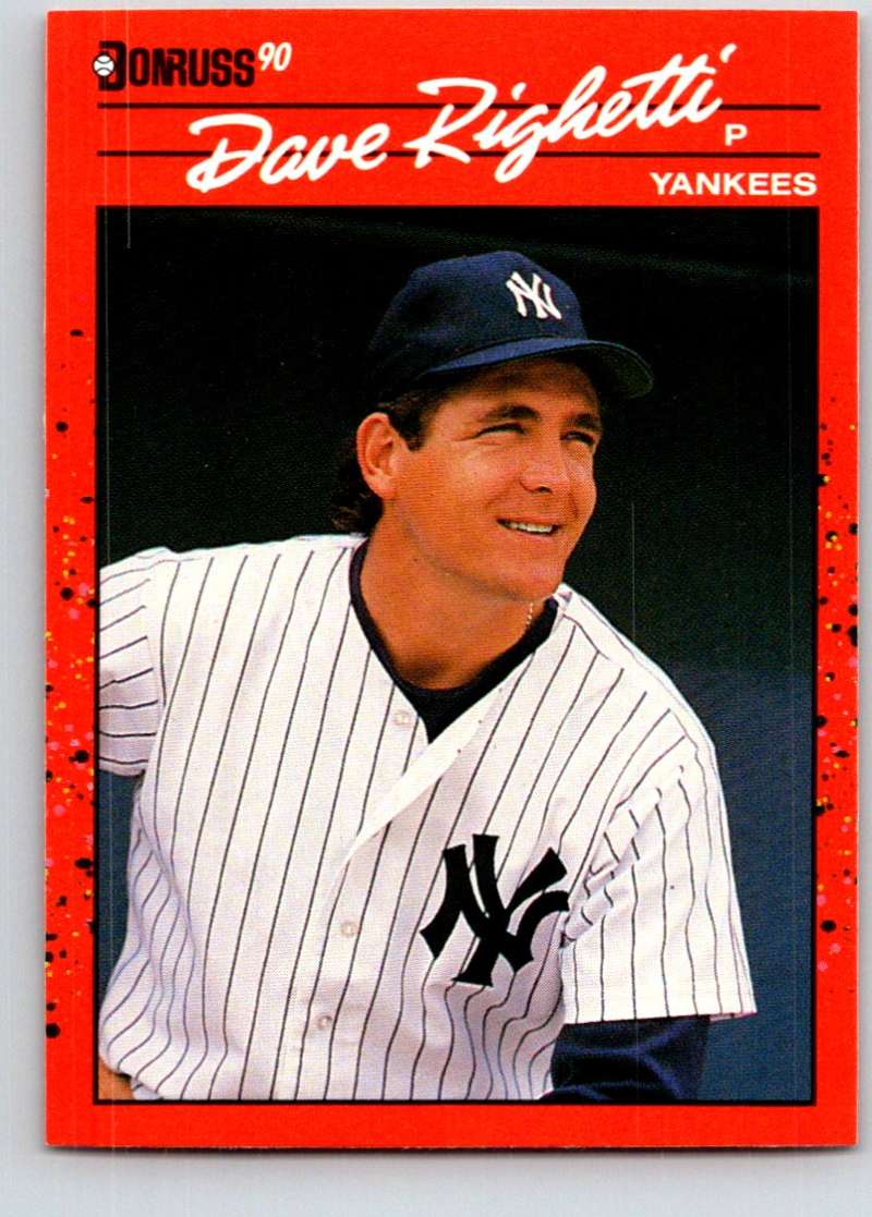 1990 Donruss #311 Dave Righetti Mint  Image 1