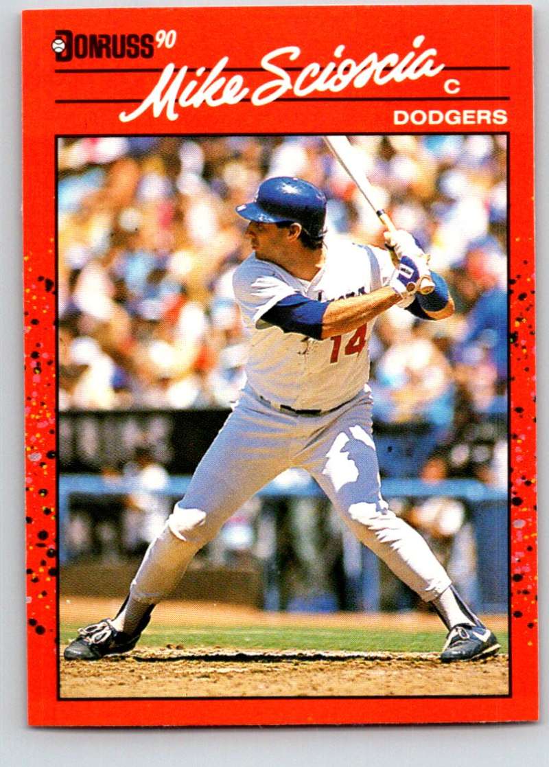 1990 Donruss #316 Mike Scioscia Mint  Image 1