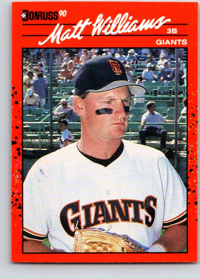 1990 Donruss #348 Matt Williams Mint  Image 1