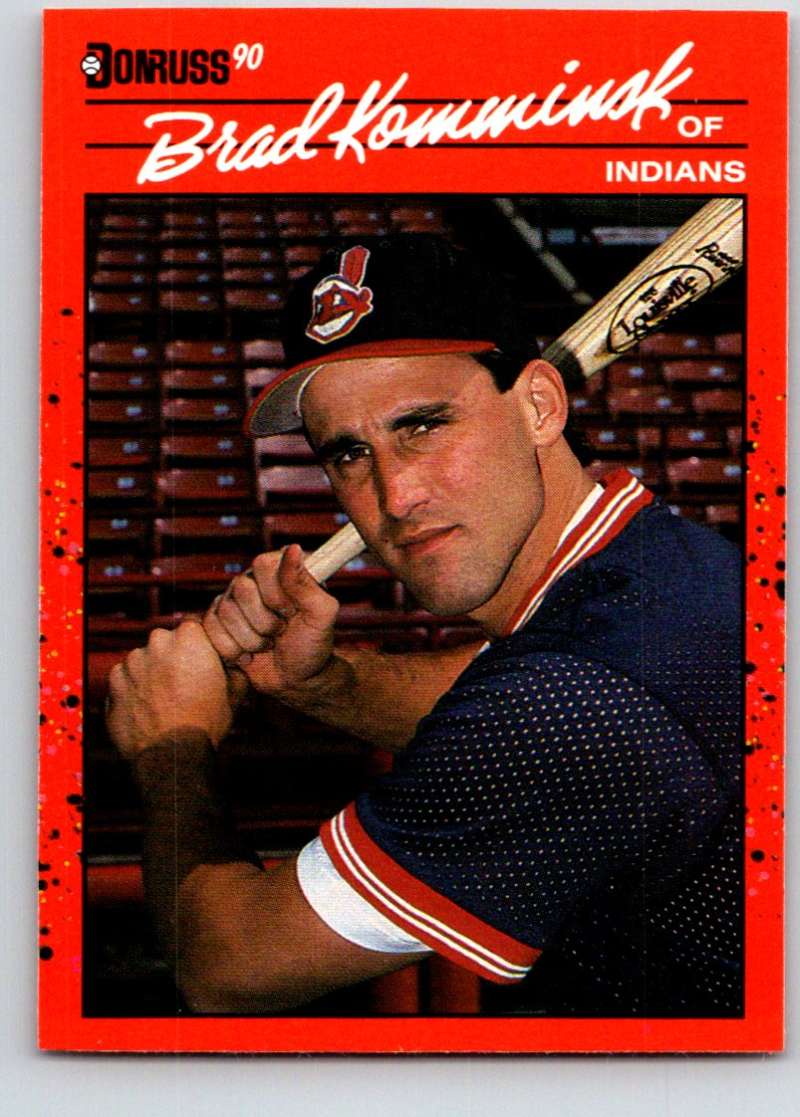 1990 Donruss #350 Brad Komminsk Mint  Image 1