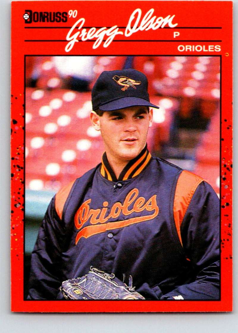 1990 Donruss #377 Gregg Olson Mint  Image 1