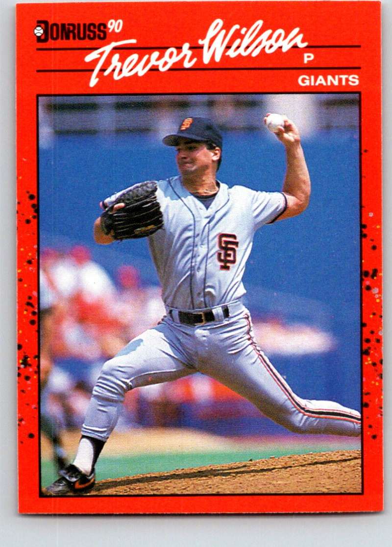 1990 Donruss #414 Trevor Wilson Mint  Image 1