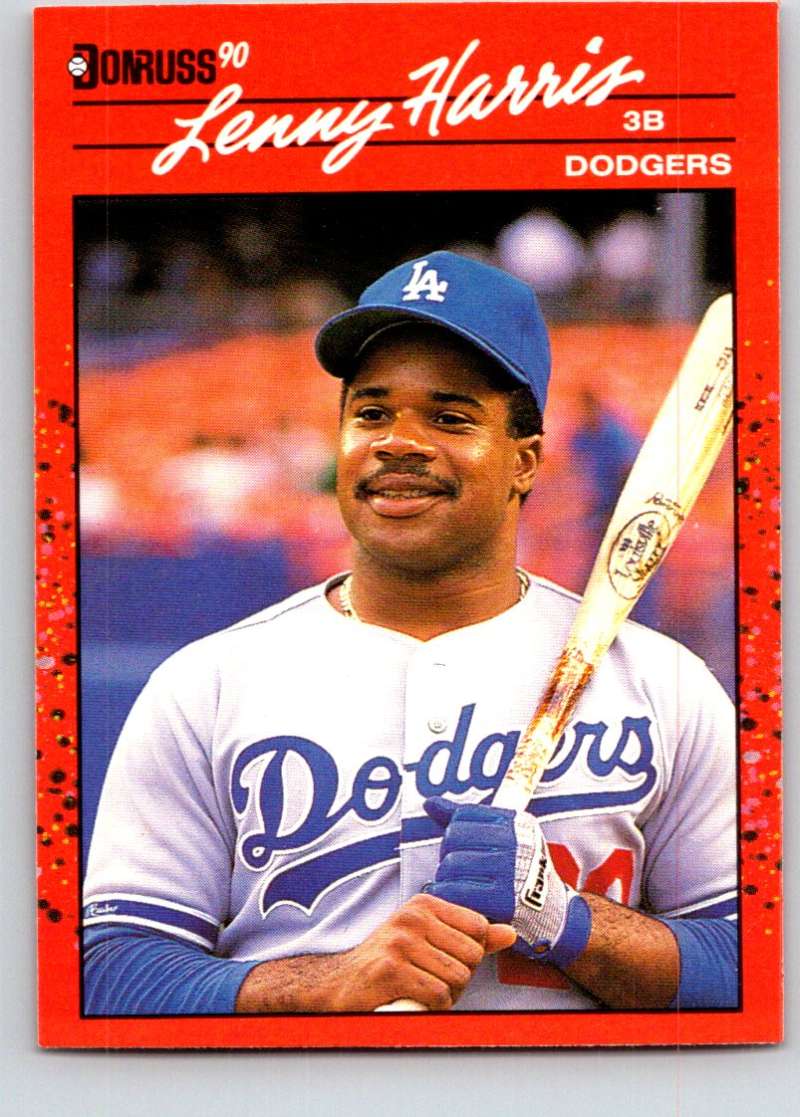 1990 Donruss #434 Lenny Harris Mint  Image 1