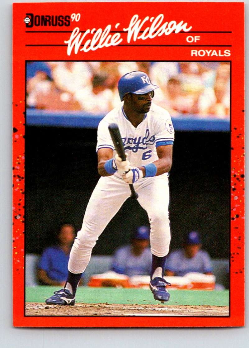 1990 Donruss #440 Willie Wilson Mint  Image 1