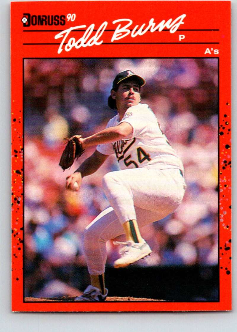 1990 Donruss #446 Todd Burns Mint  Image 1