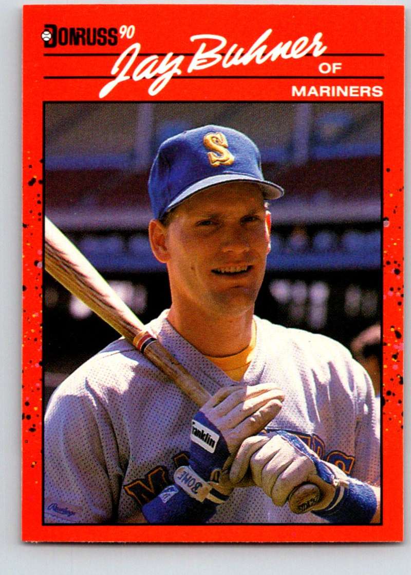1990 Donruss #448 Jay Buhner Mint  Image 1