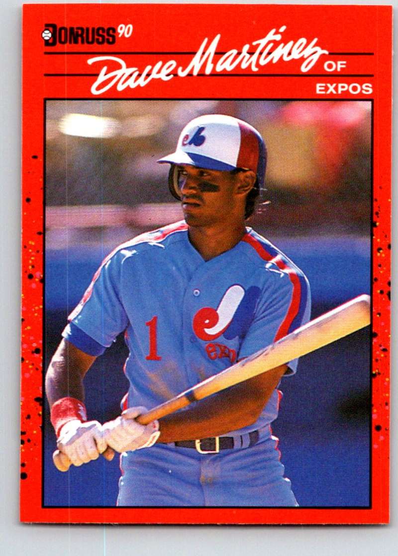 1990 Donruss #452 Dave Martinez Mint  Image 1