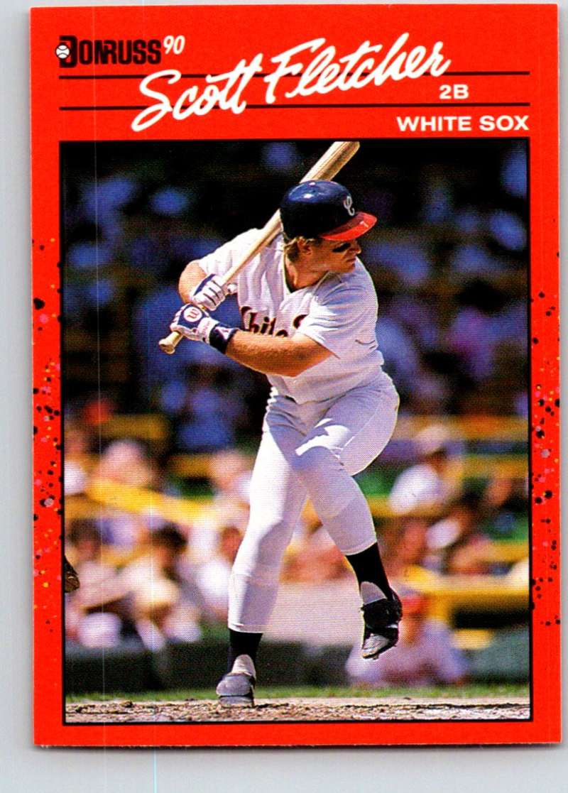 1990 Donruss #455 Scott Fletcher Mint  Image 1