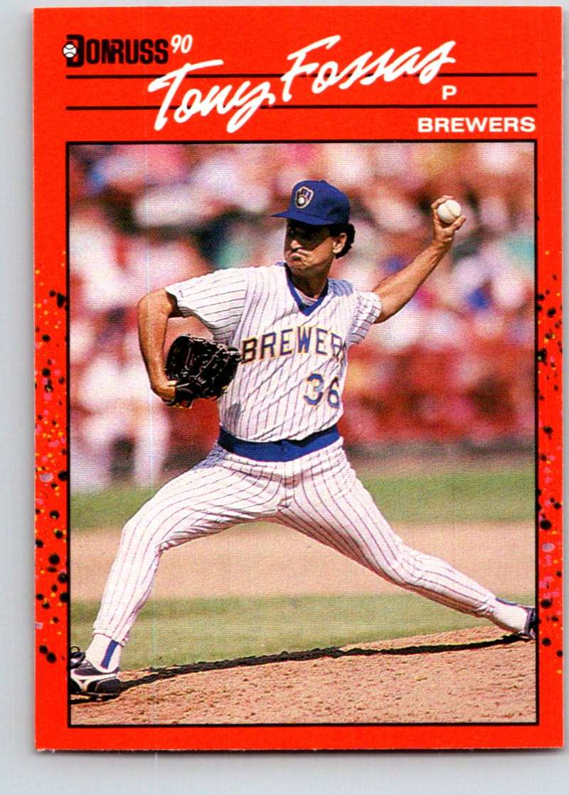 1990 Donruss #457 Tony Fossas Mint RC Rookie Image 1