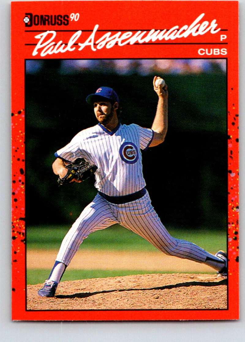 1990 Donruss #459 Paul Assenmacher Mint  Image 1