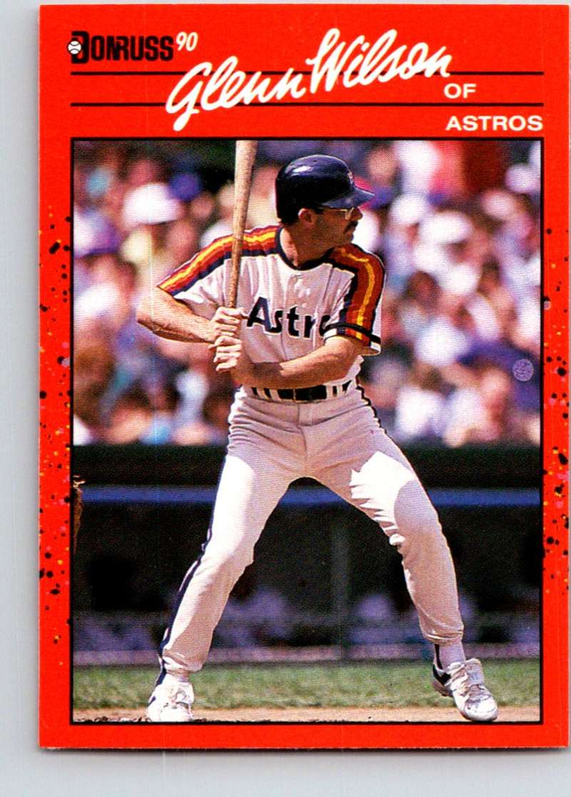 1990 Donruss #472 Glenn Wilson Mint  Image 1