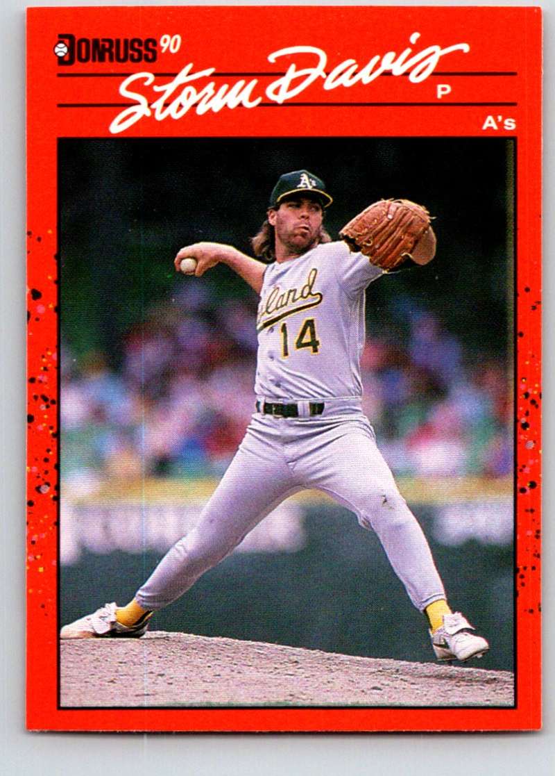 1990 Donruss #479 Storm Davis Mint  Image 1