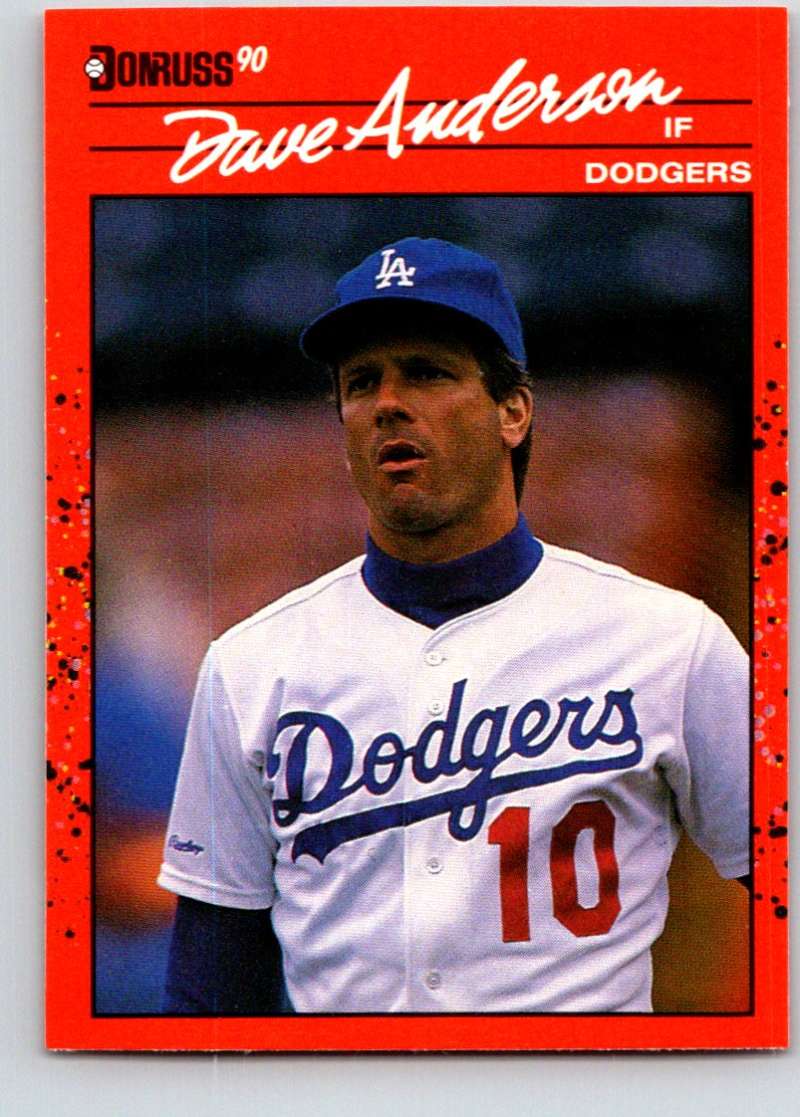 1990 Donruss #486 Dave Anderson Mint  Image 1