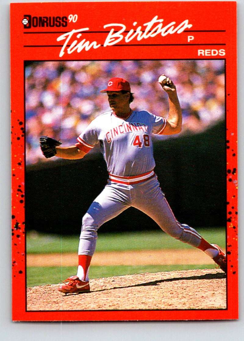 1990 Donruss #493 Tim Birtsas Mint  Image 1