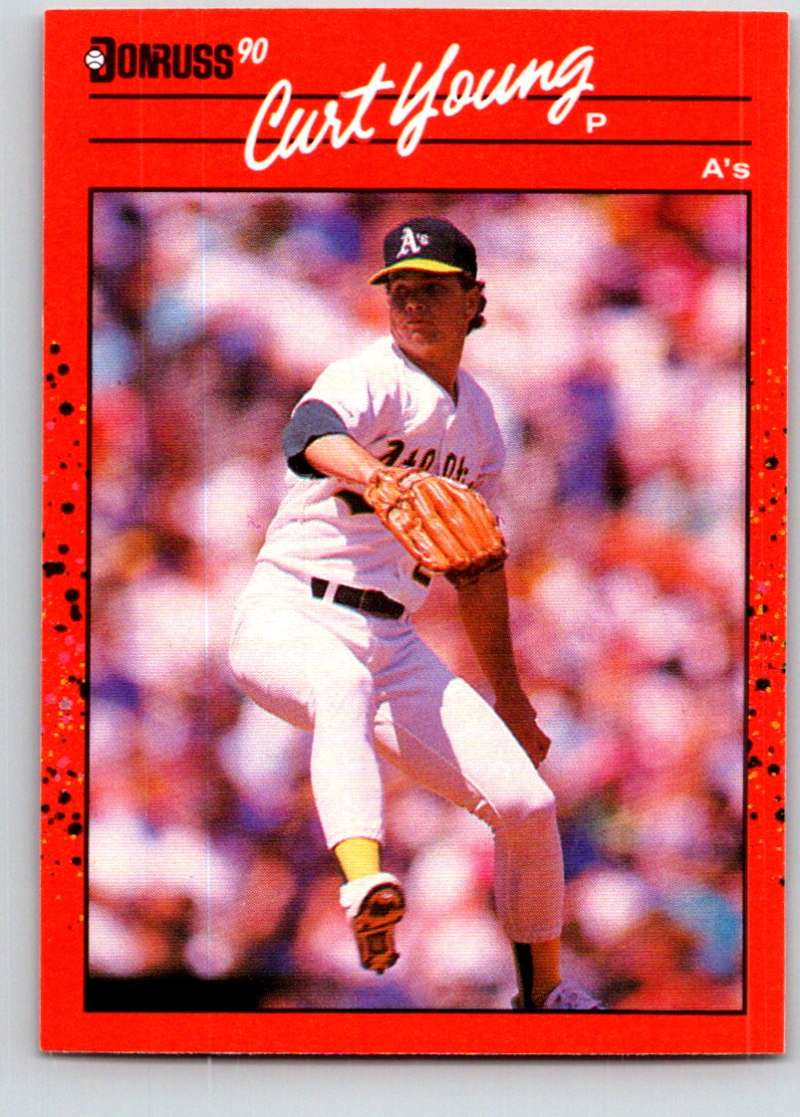1990 Donruss #505 Curt Young Mint  Image 1