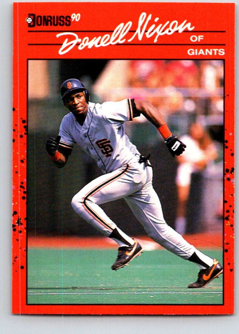 1990 Donruss #571 Donell Nixon Mint  Image 1