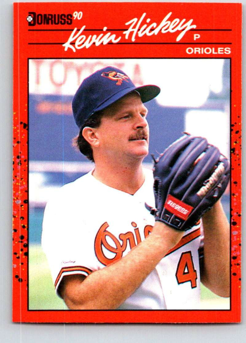 1990 Donruss #583 Kevin Hickey ERR Mint