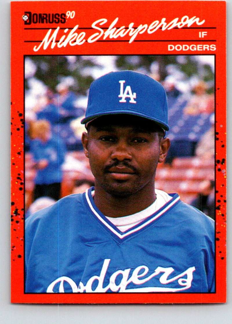 1990 Donruss #603 Mike Sharperson DP Mint  Image 1