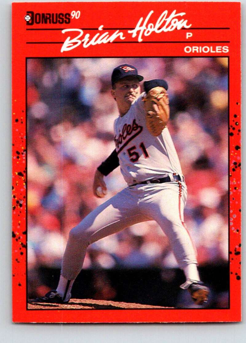 1990 Donruss #635 Brian Holton Mint  Image 1
