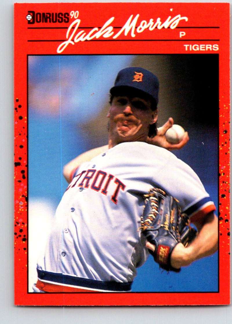 1990 Donruss #639 Jack Morris ERR Mint  Image 1