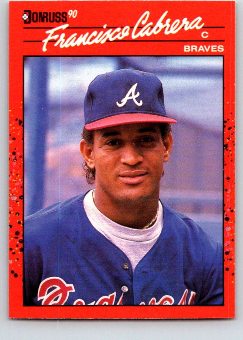 1990 Donruss #646 Francisco Cabrera Mint  Image 1