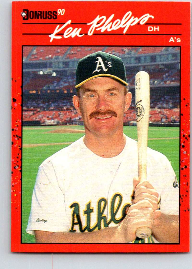 1990 Donruss #675 Ken Phelps Mint  Image 1