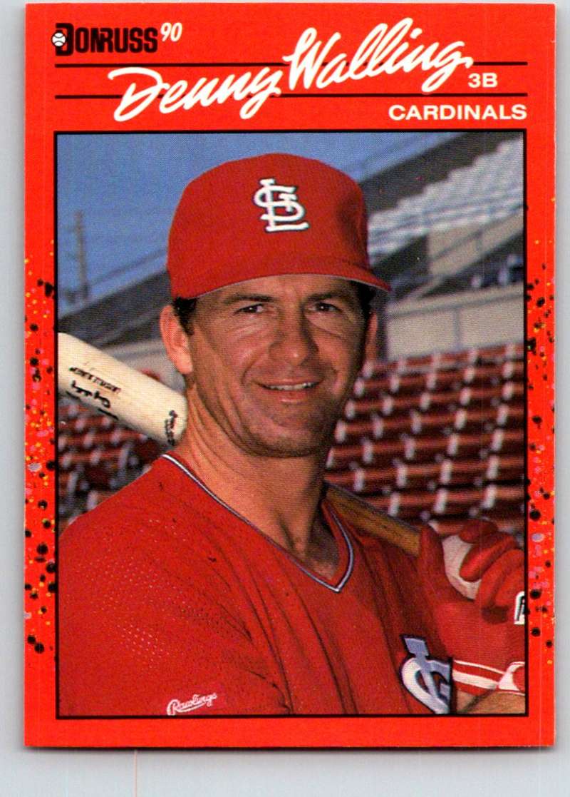 1990 Donruss #677 Denny Walling Mint  Image 1