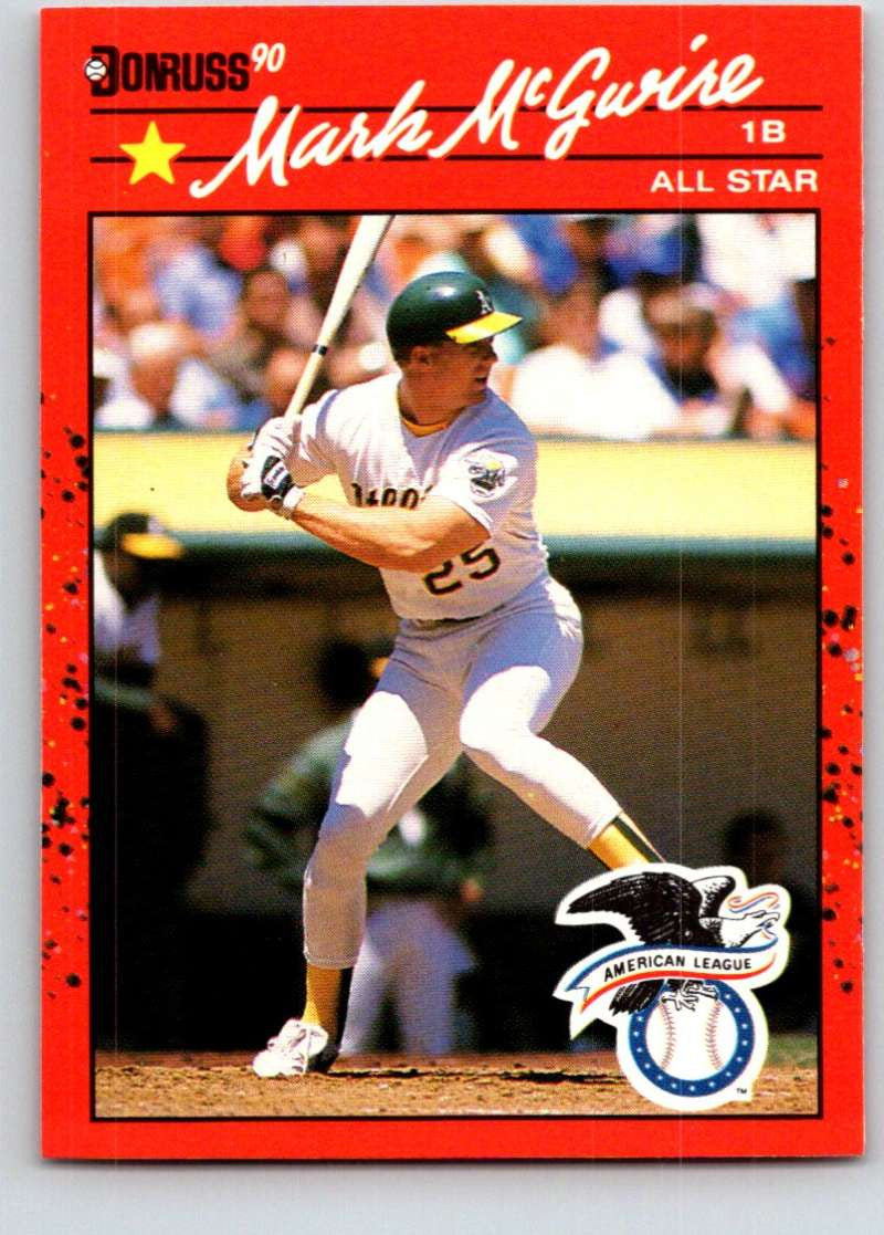 1990 Donruss #697 Mark McGwire ERR AS Mint