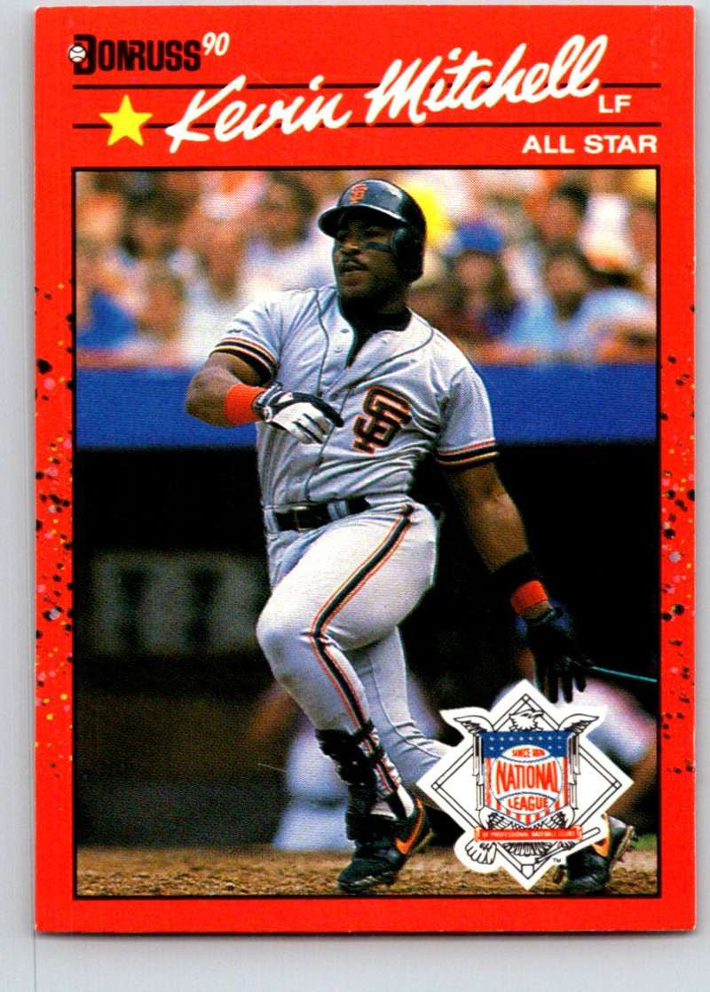 1990 Donruss #715 Kevin Mitchell AS Mint