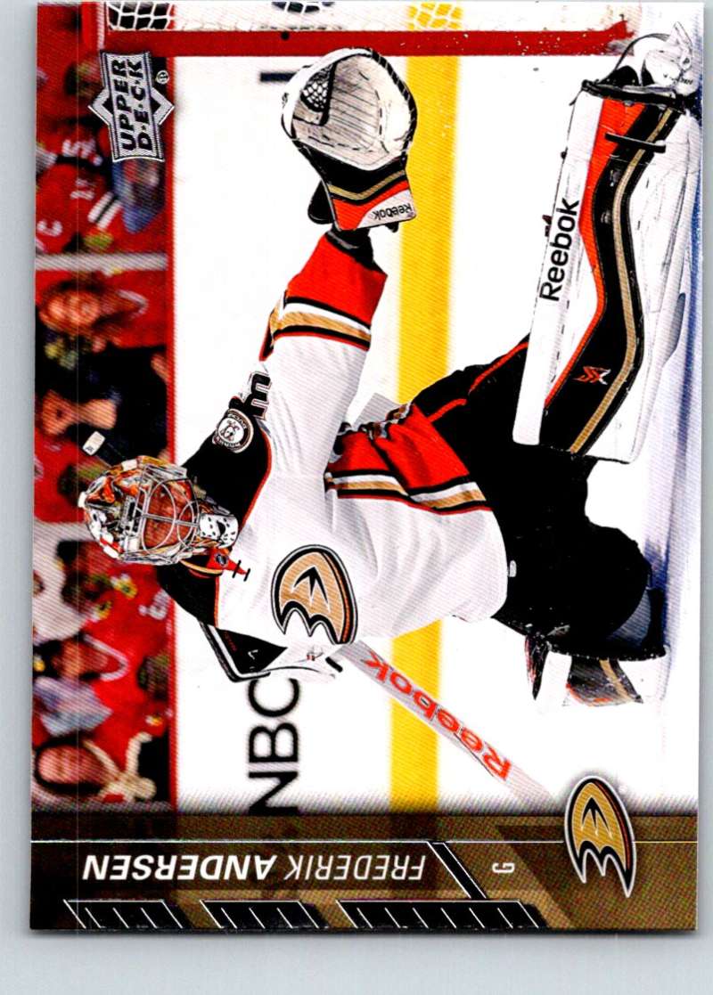 2015-16 Upper Deck #2 Frederik Andersen Mint  Image 1