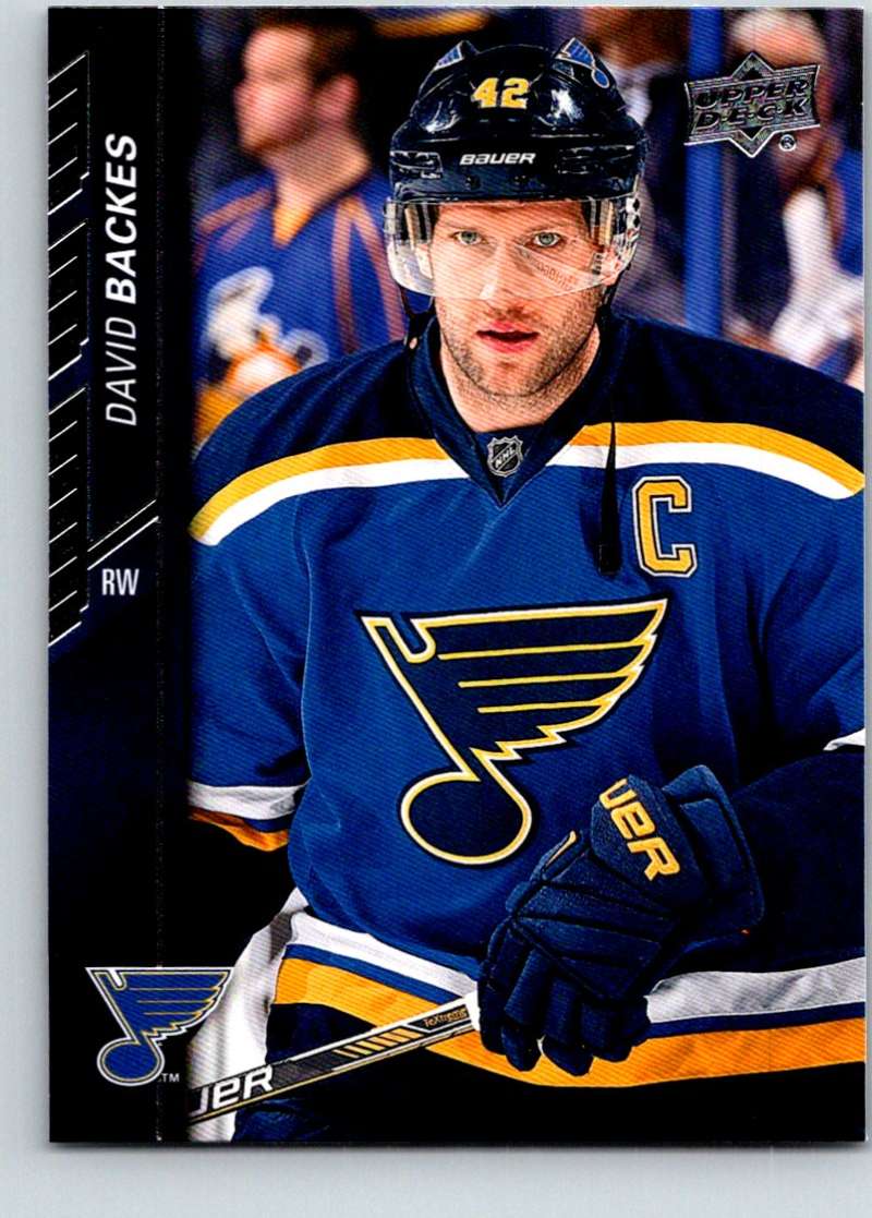 2015-16 Upper Deck #159 David Backes Mint  Image 1