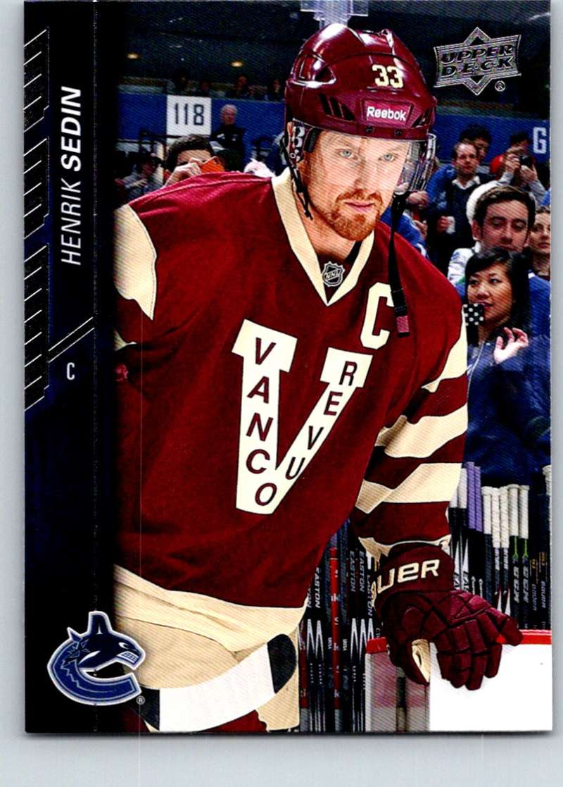 2015-16 Upper Deck #181 Henrik Sedin Mint  Image 1