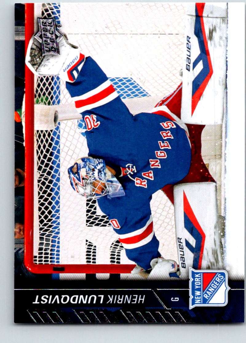 2015-16 Upper Deck #382 Henrik Lundqvist Mint  Image 1