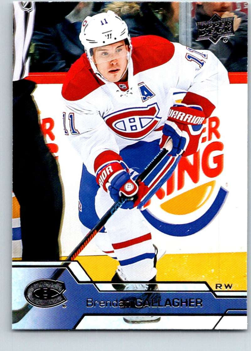 2016-17 Upper Deck #101 Brendan Gallagher Mint