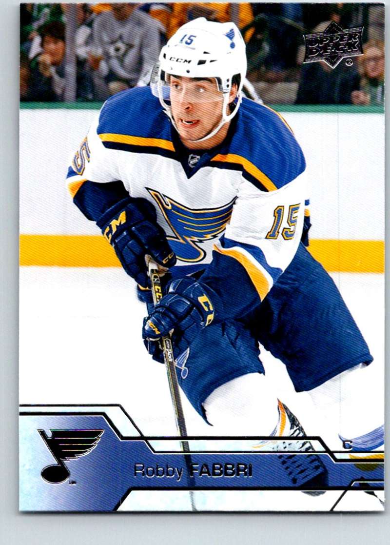2016-17 Upper Deck #161 Robby Fabbri Mint  Image 1