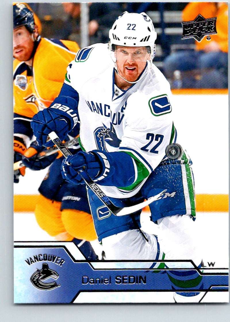 2016-17 Upper Deck #179 Daniel Sedin Mint  Image 1