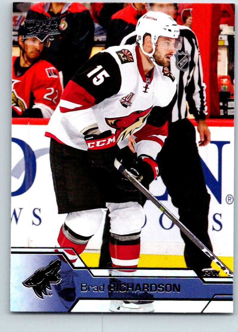 2016-17 Upper Deck #261 Brad Richardson Mint  Image 1