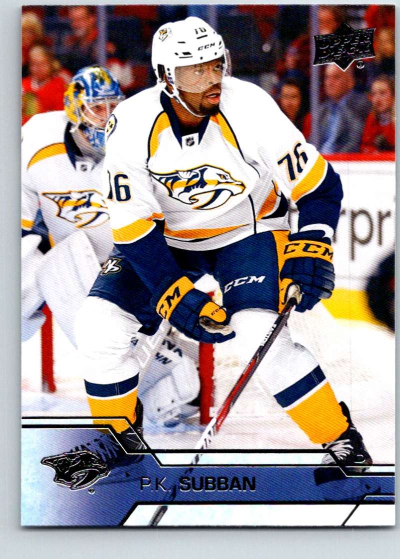 2016-17 Upper Deck #355 P.K. Subban Mint  Image 1