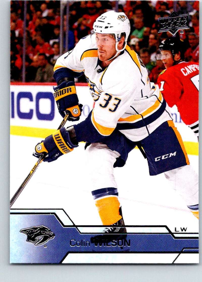 2016-17 Upper Deck #358 Colin Wilson Mint  Image 1