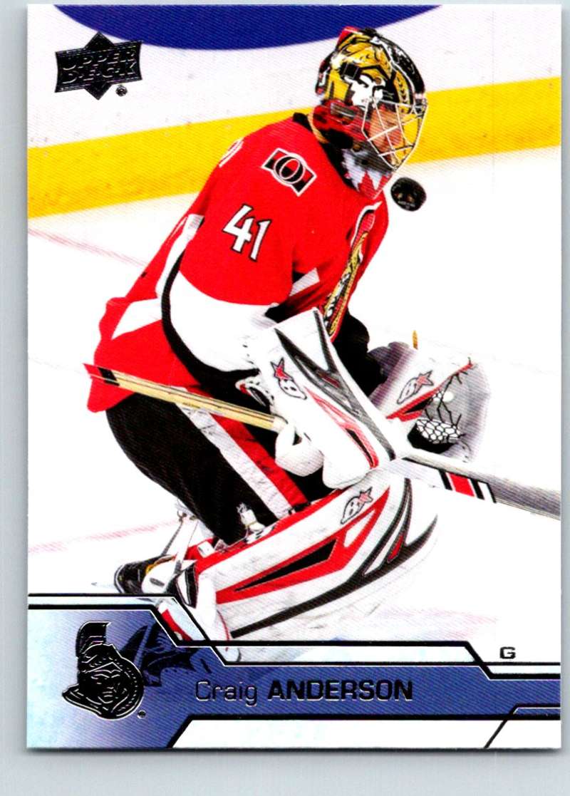 2016-17 Upper Deck #385 Craig Anderson Mint  Image 1