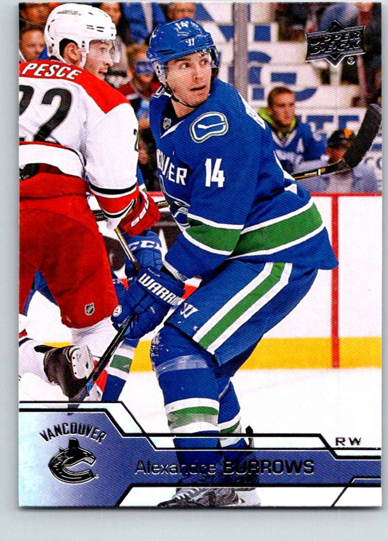 2016-17 Upper Deck #430 Alexandre Burrows Mint  Image 1