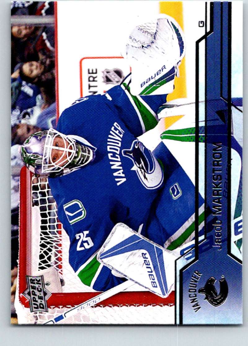 2016-17 Upper Deck #433 Jacob Markstrom Mint  Image 1