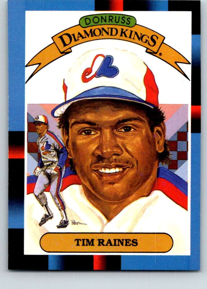 1988 Donruss #2 Tim Raines DK Mint  Image 1