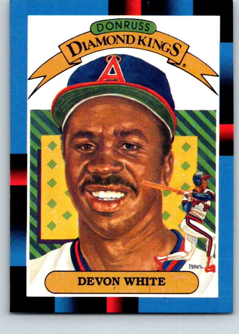 1988 Donruss #8 Devon White DK Mint  Image 1