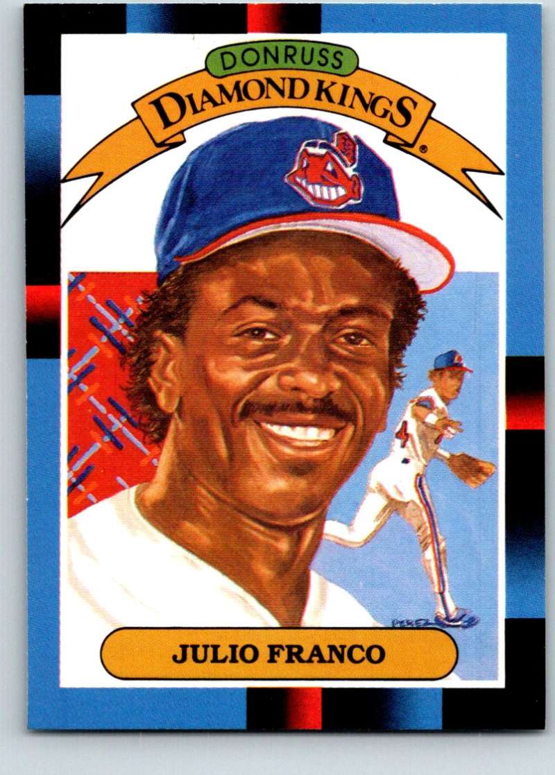 1988 Donruss #10 Julio Franco DK Mint  Image 1