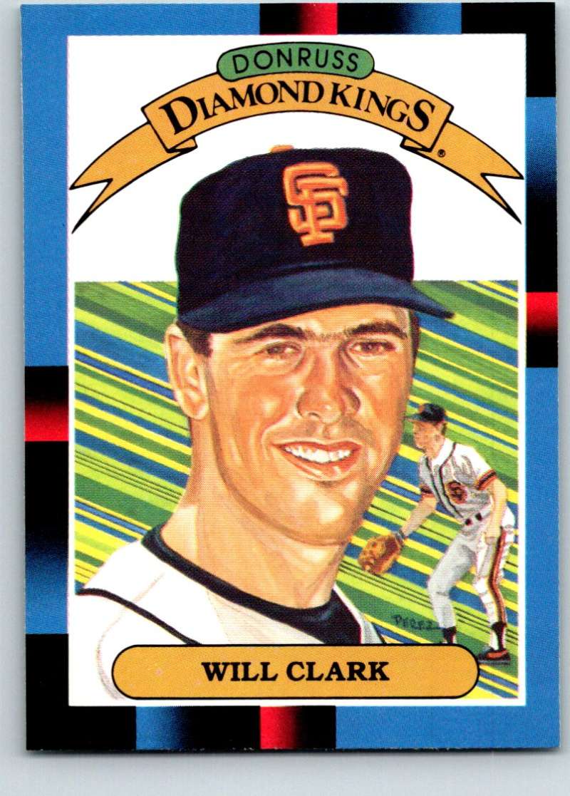 1988 Donruss #21 Will Clark DK Mint  Image 1