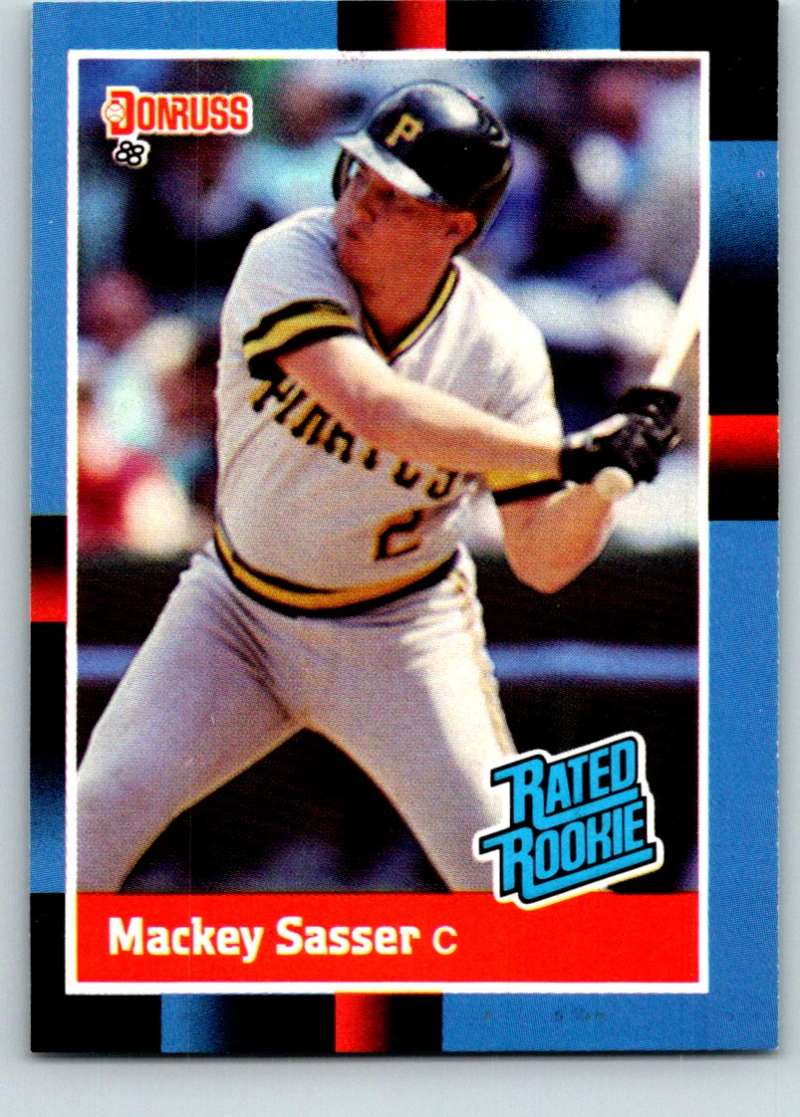 1988 Donruss #28 Mackey Sasser Mint RC Rookie Image 1